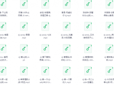 《老歌DJ》不怕新歌有多嗨 就怕老歌带DJ,234首车载DJ慢摇好听至极的经典音乐,值得收藏WAV+MP3+4.2GB]