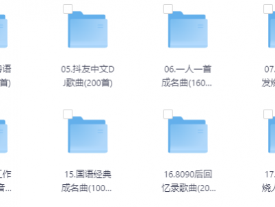 抖音热卖车载音乐+视频合集